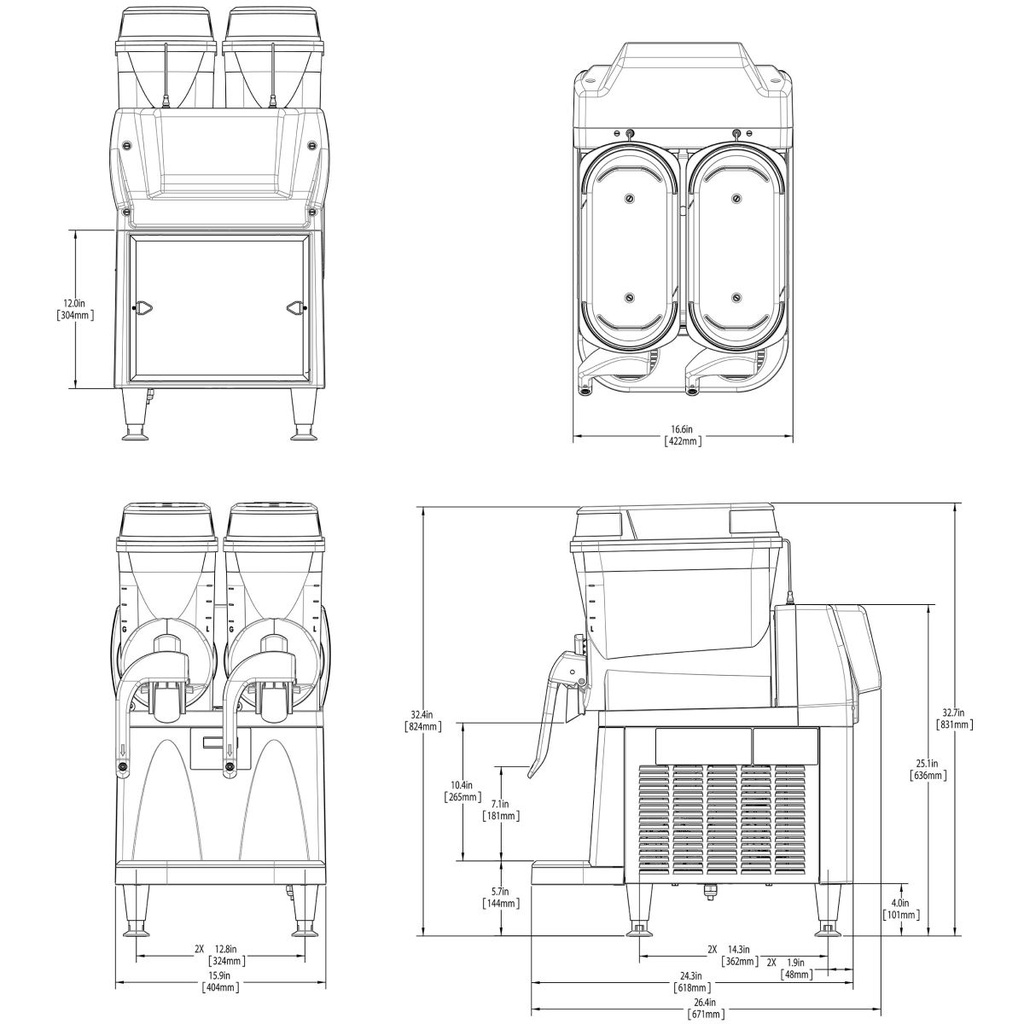 GRANIZADORA ULTRA NX 120V NEGRO BUNN