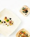 PLATO HOJA DE PALMA 20 X 20 X 2  LEEF