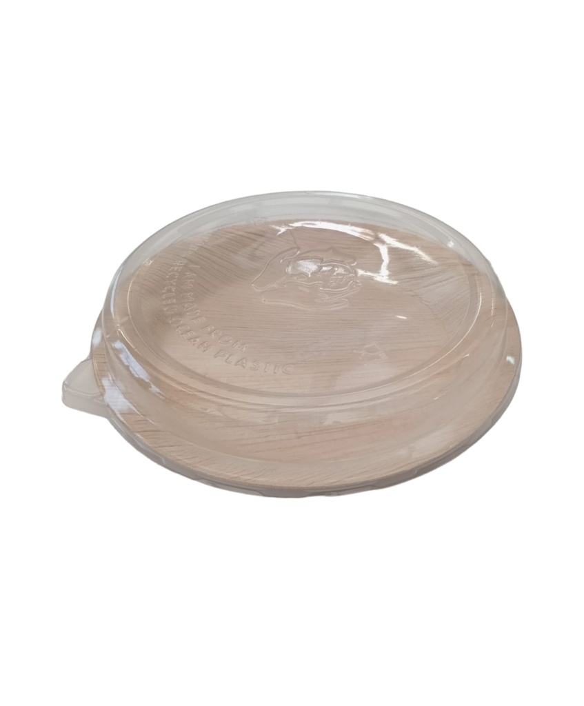 CONTENEDOR REDONDO CON LOGO Y TAPA X 10 UNI
