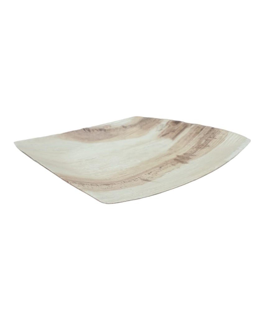 PLATO HOJA DE PALMA LEEF x 6 UNI