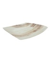 PLATO HOJA DE PALMA LEEF 26x26x 6 UNI