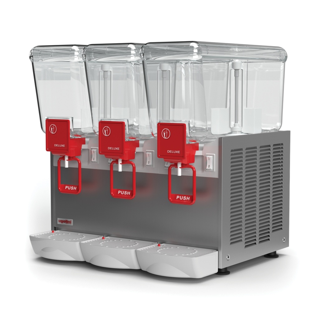 DISPENSADOR DE BEBIDAS  DELUXE 12 LITROS 3 TANQUES UGOLINI