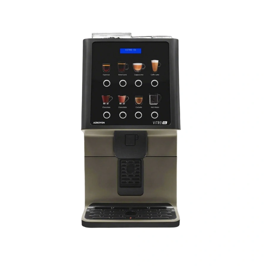 MAQUINA DE CAFÉ EXPRESSO AUTOMATICA VITRO S1  AZKOYEN + KIT DE AUTONOMIA