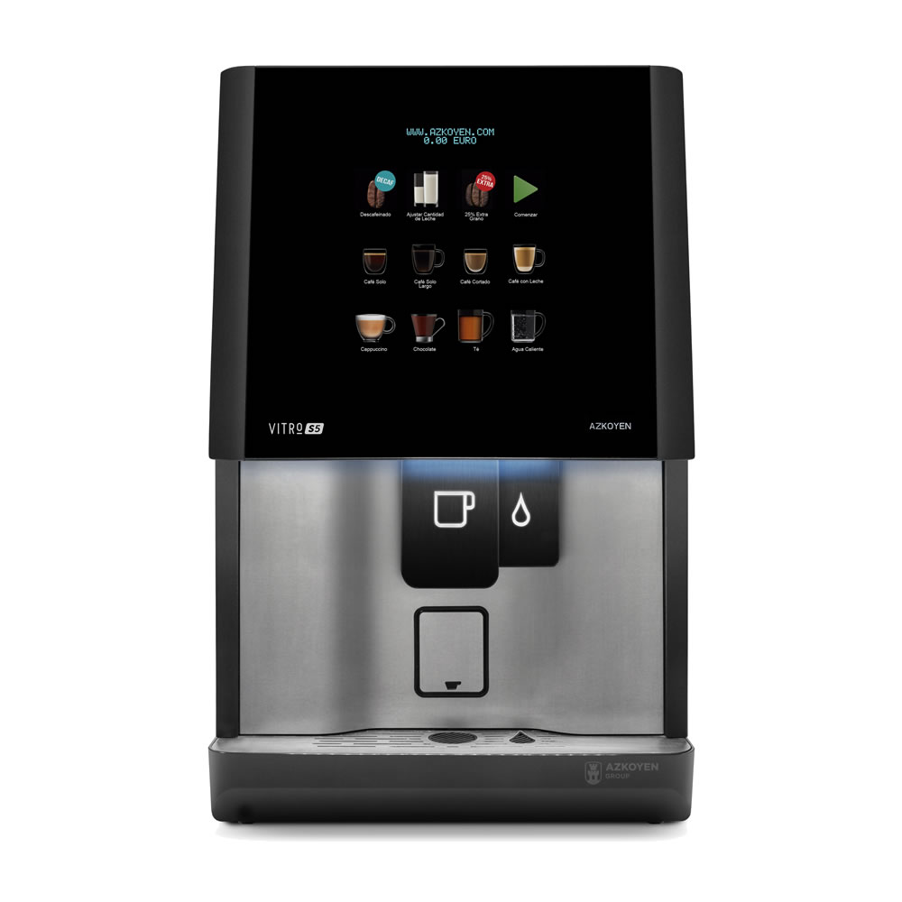 MÁQUINA DE CAFÉ AUTOMÁTICA VITRO S5 EXPRESSO AZKOYEN