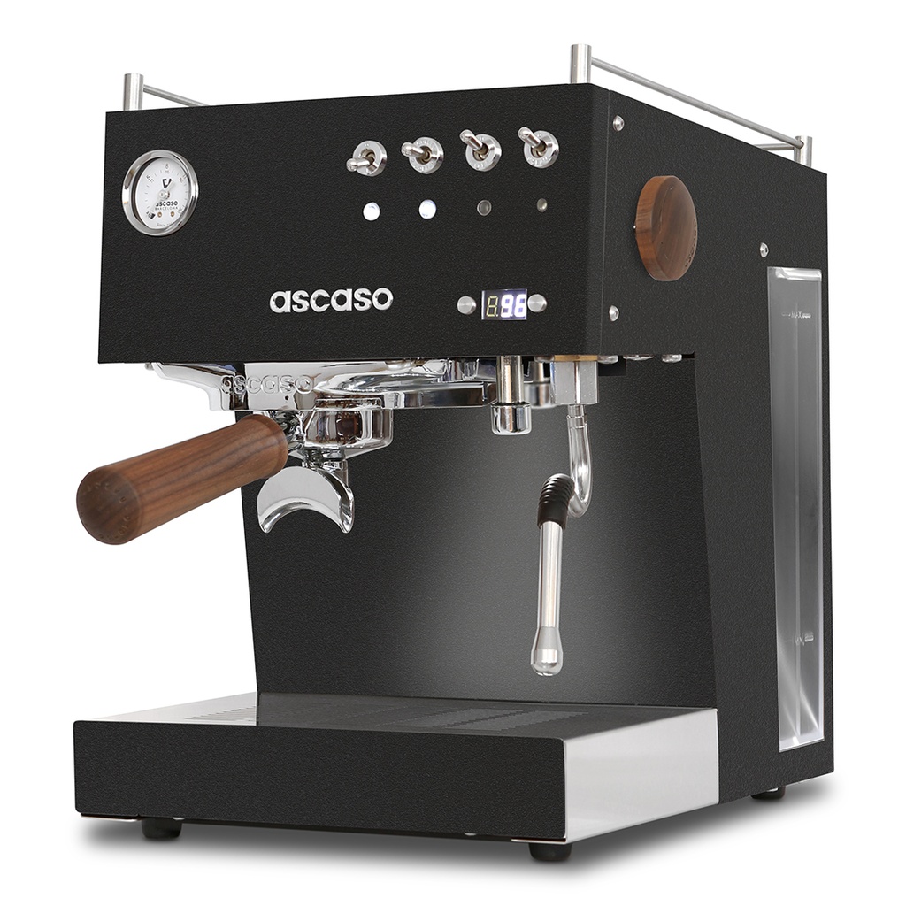 MÁQUINA DE CAFÉ STEEL DUO VER NEGRA 120V  ASCASO