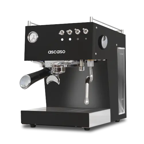 MÁQUINA DE CAFÉ STEEL DUO VER NEGRA 120V  ASCASO
