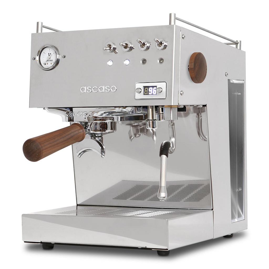 MÁQUINA DE CAFÉ ASCASO DUO PID VER INOX/MAD 120V