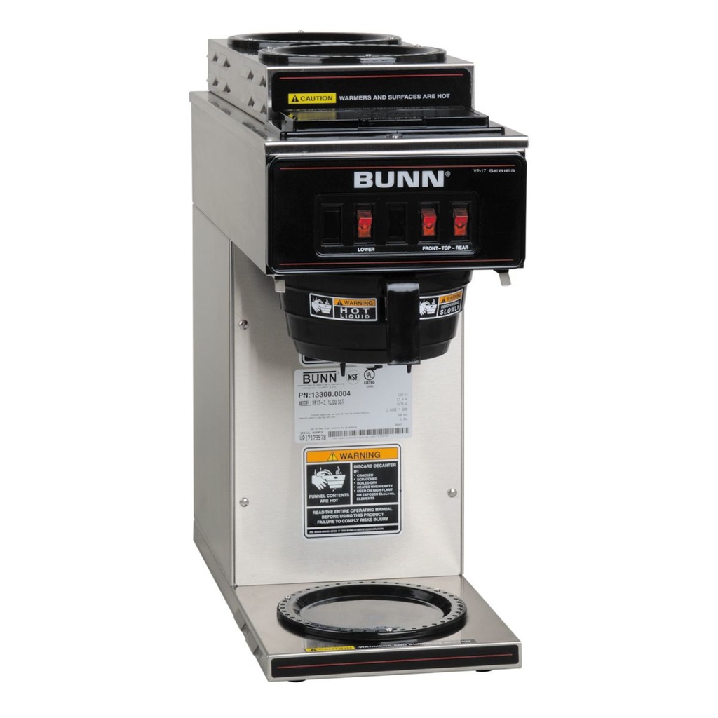 CAFETERA VP17-3 V2 1L/2U SST BUNN