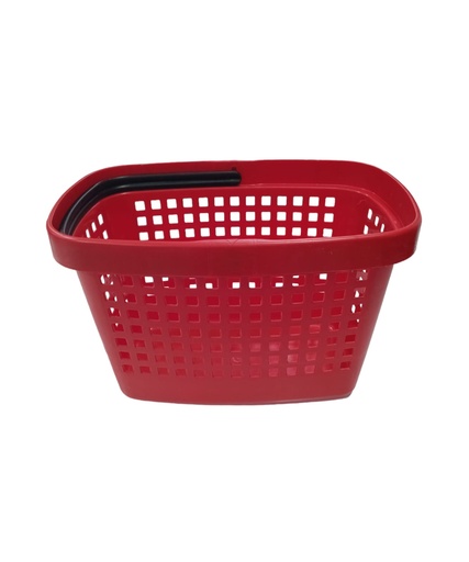 [ESB003101028] CESTA DE MANO GREAT 28L ROJA SHOPPING BASKET